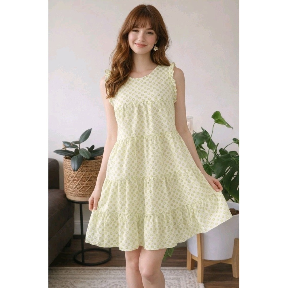 NWT ModCloth Floral‎ Dress Garden Wedding Party Resort Vacation Womens Large